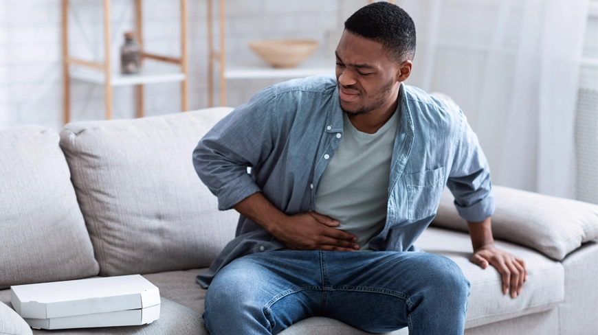 Abdominal pain after eating